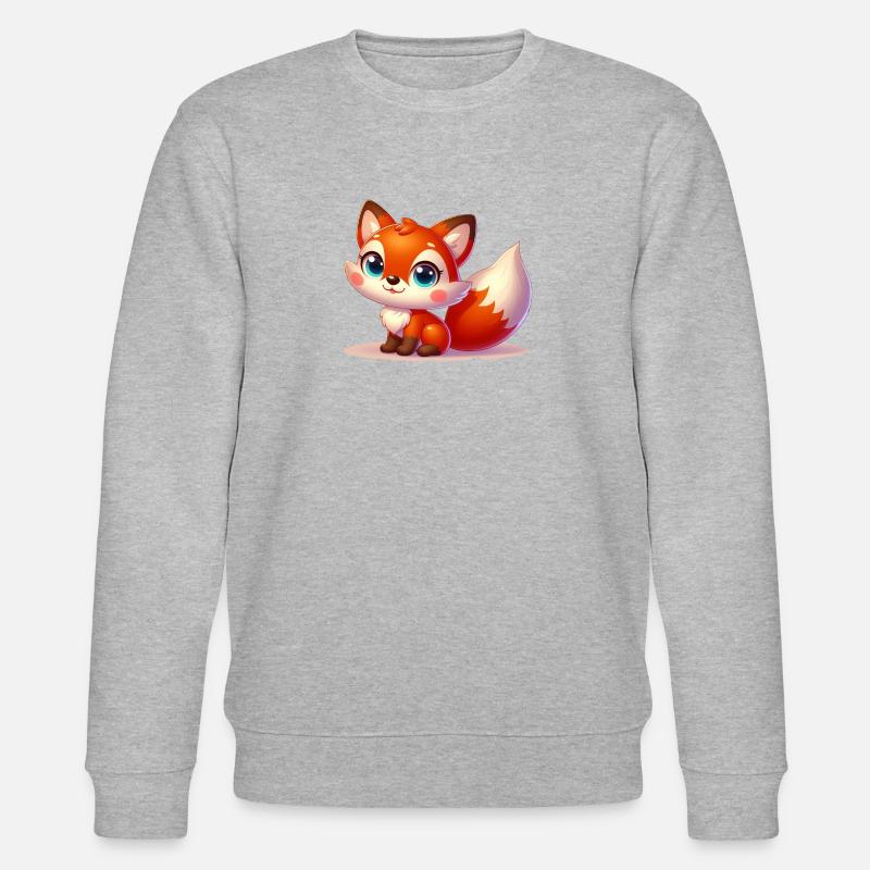 FOX 3 - Stanley/Stella Unisex Bio-Sweatshirt CHANGER  - Grau meliert