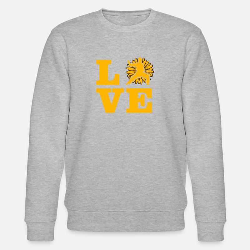 Liebe Karate - Stanley/Stella Unisex Bio-Sweatshirt CHANGER  - Grau meliert