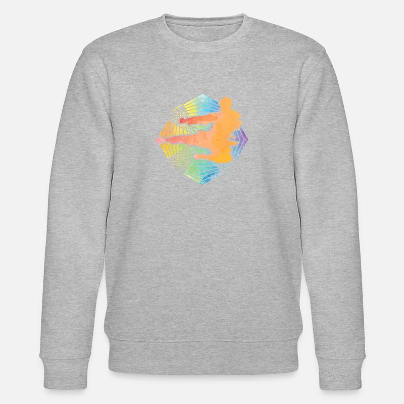 Karate - Stanley/Stella Unisex Bio-Sweatshirt CHANGER  - Grau meliert