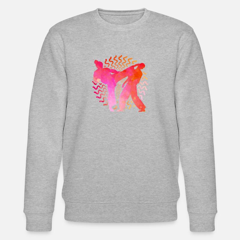 Karate - Stanley/Stella Unisex Bio-Sweatshirt CHANGER  - Grau meliert