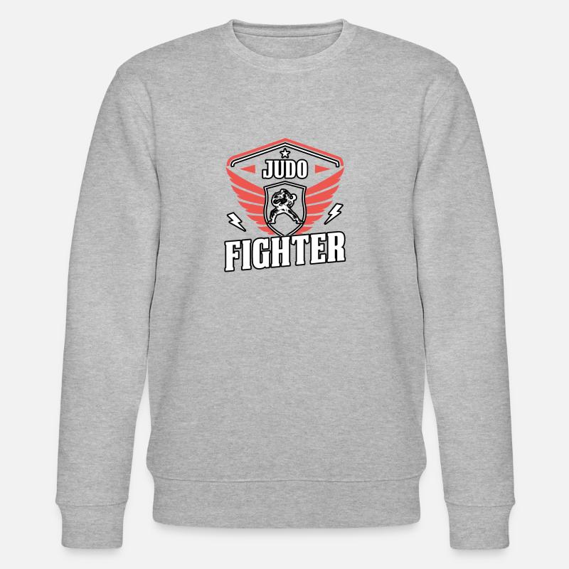 Judo-Kämpfer - Stanley/Stella Unisex Bio-Sweatshirt CHANGER  - Grau meliert