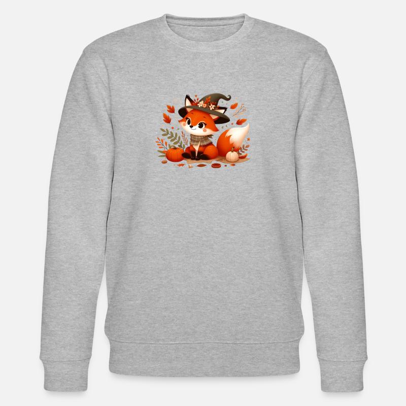 Fox Autumn 8 - Stanley/Stella CHANGER Unisex Organic Sweatshirt - heather grey