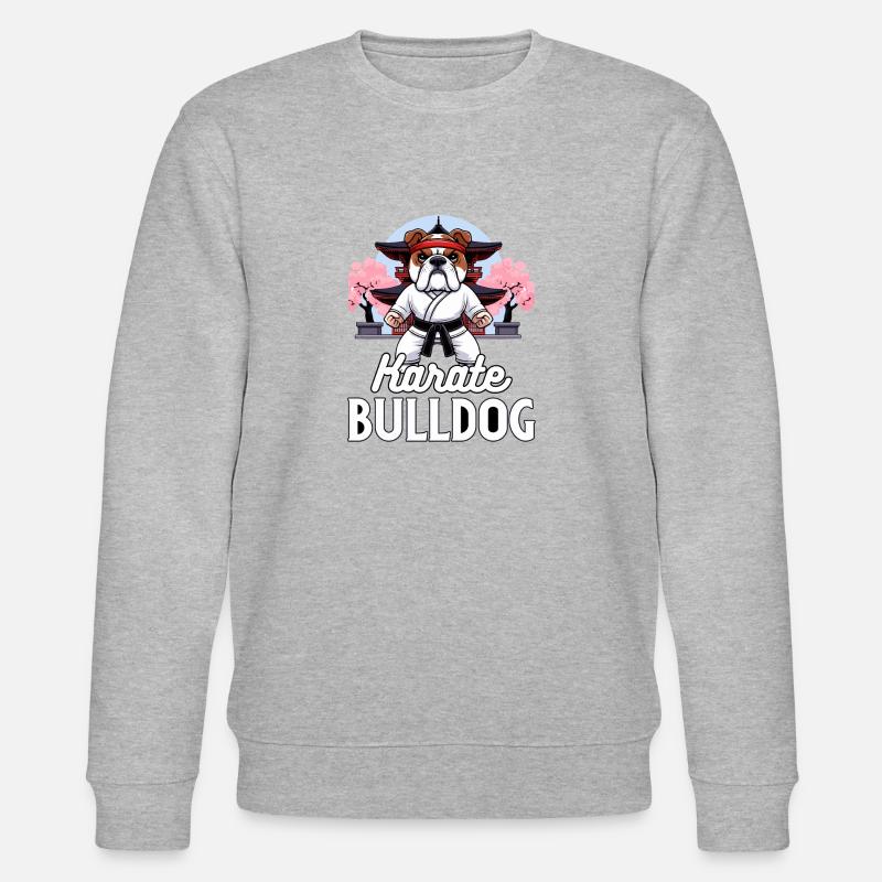 Karate Bulldogge - Stanley/Stella Unisex Bio-Sweatshirt CHANGER  - Grau meliert