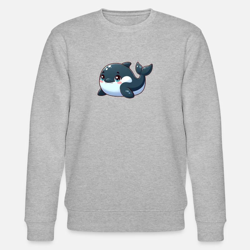 Schwertwal - Stanley/Stella Unisex Bio-Sweatshirt CHANGER  - Grau meliert