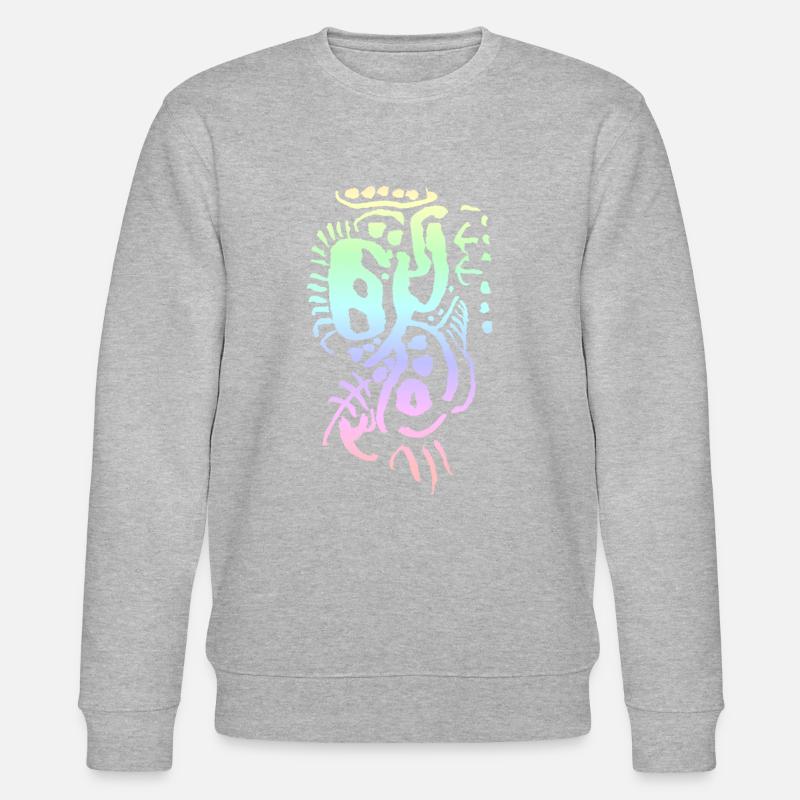 Ornament Farben - Stanley/Stella Unisex Bio-Sweatshirt CHANGER - Grau meliert