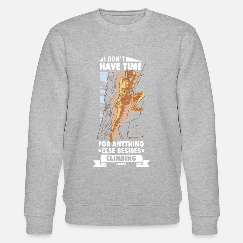 Grimper - Sweat bio CHANGER Stanley/Stella Unisexe - gris chiné