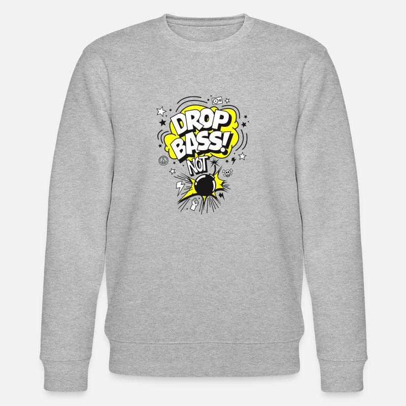 Drop Bass - Stanley/Stella Unisex Bio-Sweatshirt CHANGER  - Grau meliert