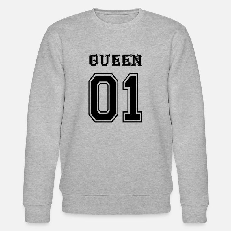 QUEEN - Stanley/Stella Unisex Bio-Sweatshirt CHANGER  - Grau meliert