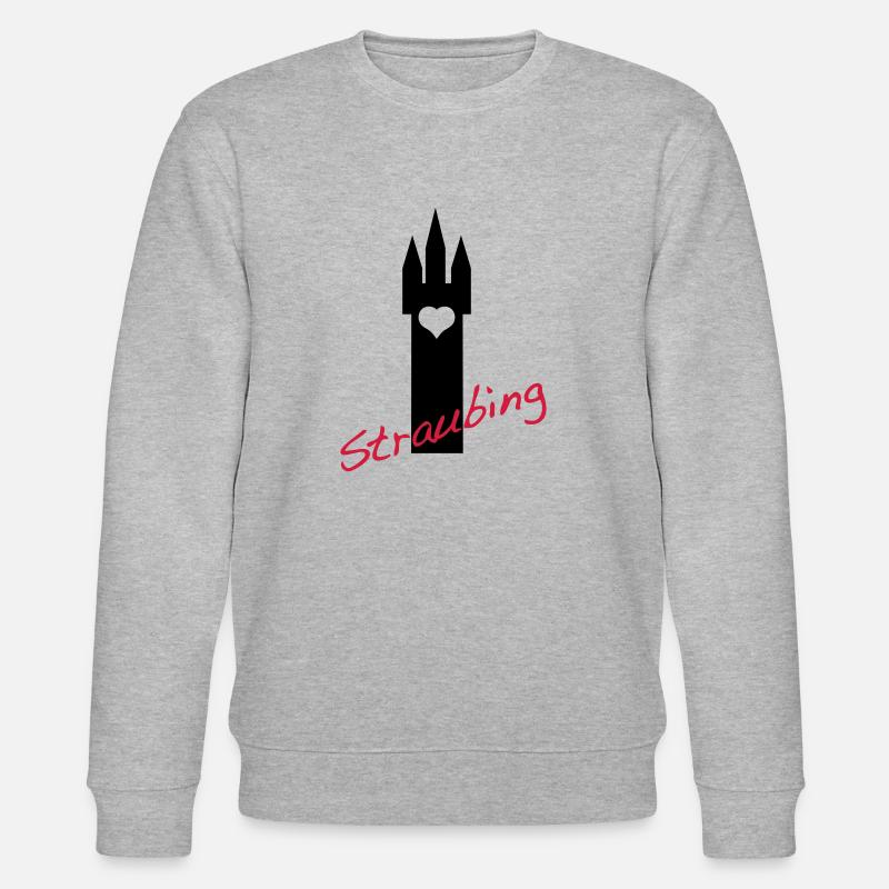 straubing - Stanley/Stella Unisex Bio-Sweatshirt CHANGER  - Grau meliert