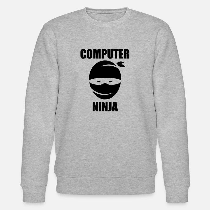 Computer-Ninja - Stanley/Stella Unisex Bio-Sweatshirt CHANGER  - Grau meliert