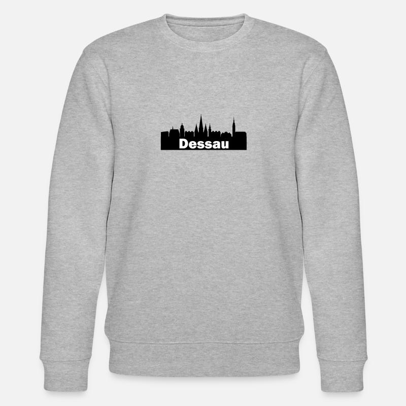 Dessau + Skyline - Stanley/Stella Unisex Bio-Sweatshirt CHANGER  - Grau meliert