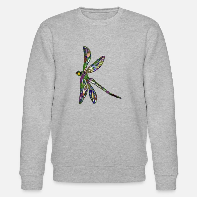 Libellule - Sweat bio CHANGER Stanley/Stella Unisexe - gris chiné