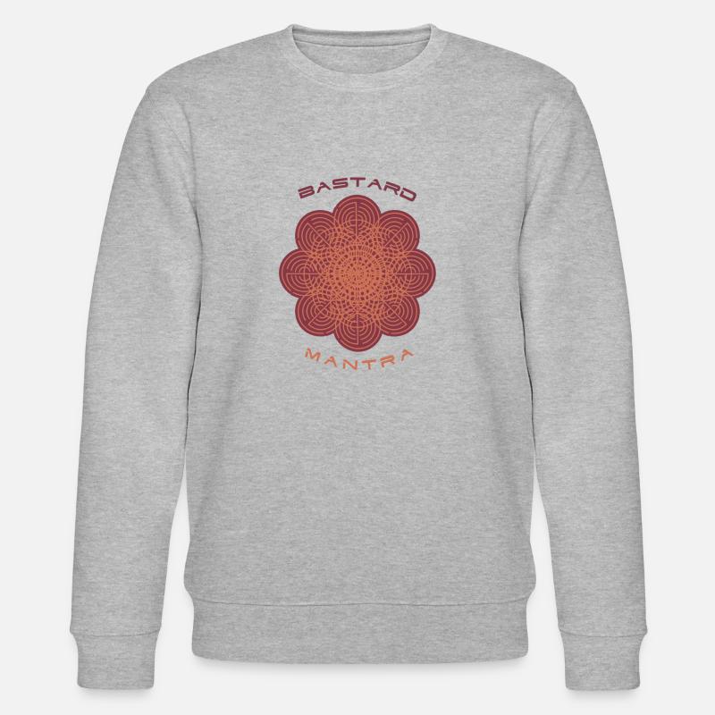 BASTARD MANTRA - Stanley/Stella Unisex Bio-Sweatshirt CHANGER  - Grau meliert