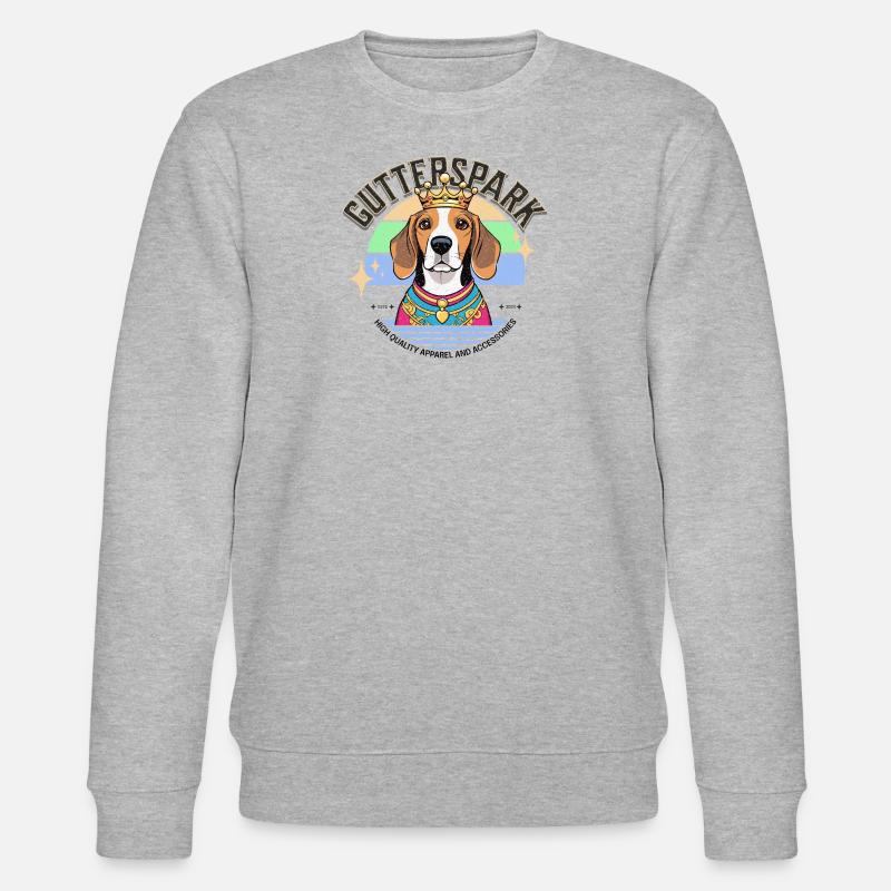 Gutterspark Design Beagle - Sweat bio CHANGER Stanley/Stella Unisexe - gris chiné