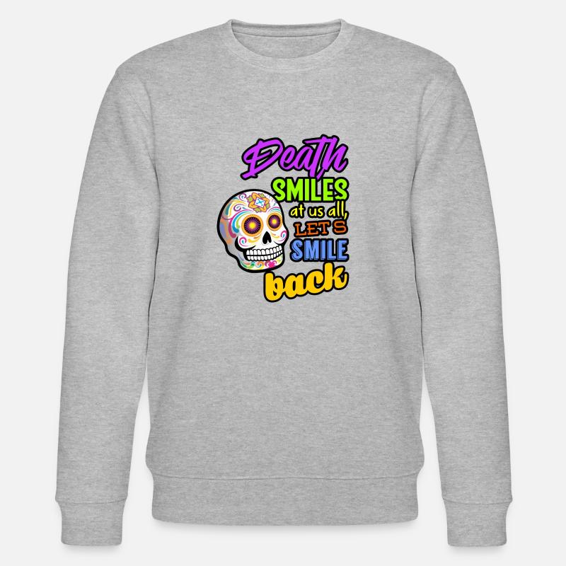 Crâne Couleurs 2 - Sweat bio CHANGER Stanley/Stella Unisexe - gris chiné