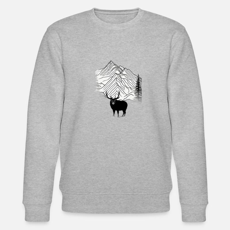 Moderne Natur - Stanley/Stella Unisex Bio-Sweatshirt CHANGER  - Grau meliert