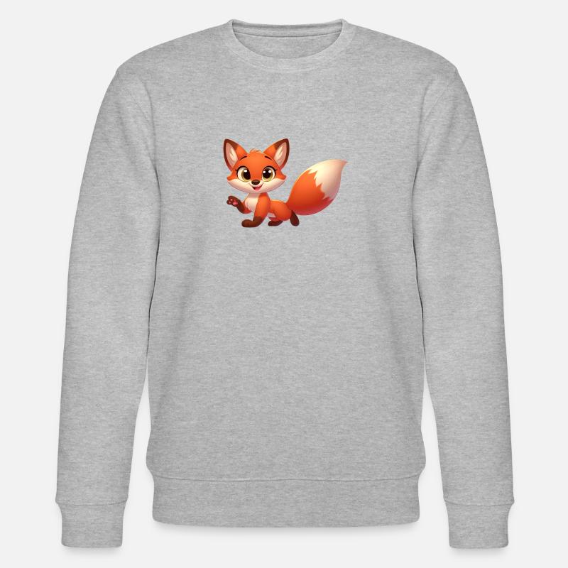 FOX4 - Stanley/Stella Unisex Bio-Sweatshirt CHANGER  - Grau meliert