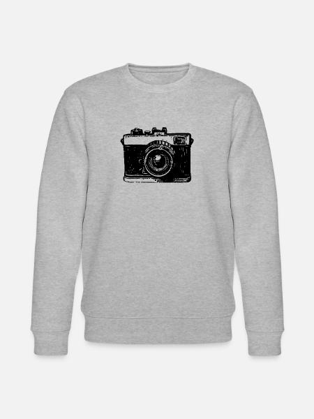 Kamera Fotograf Fotografieren - Stanley/Stella Unisex Bio-Sweatshirt CHANGER - Grau meliert