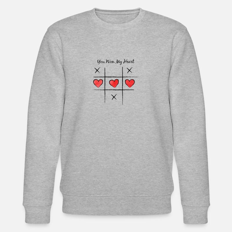 Saint Valentin - Sweat bio CHANGER Stanley/Stella Unisexe - gris chiné