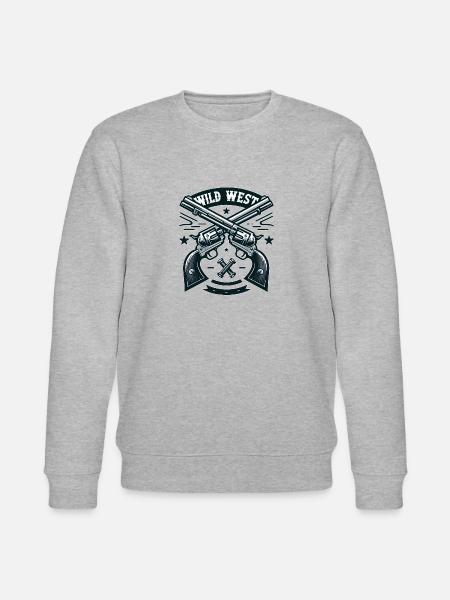 Wild West - Stanley/Stella CHANGER Unisex Organic Sweatshirt - heather grey