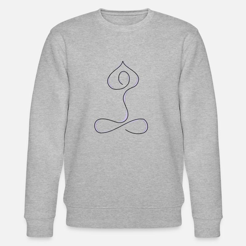 Élevage de yoga - Sweat bio CHANGER Stanley/Stella Unisexe - gris chiné