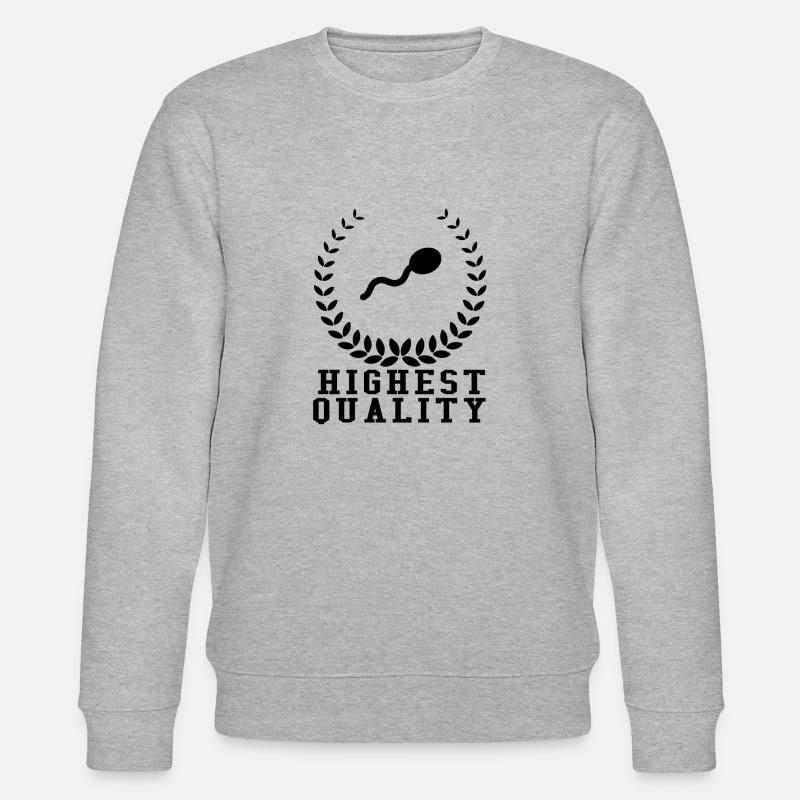 Höchste Qualität Sperma - Stanley/Stella Unisex Bio-Sweatshirt CHANGER  - Grau meliert