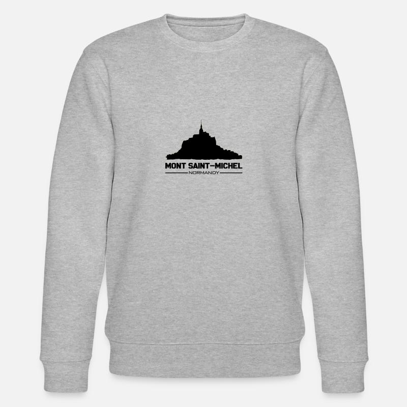 Mont-Saint-Michel - Stanley/Stella Unisex Bio-Sweatshirt CHANGER  - Grau meliert