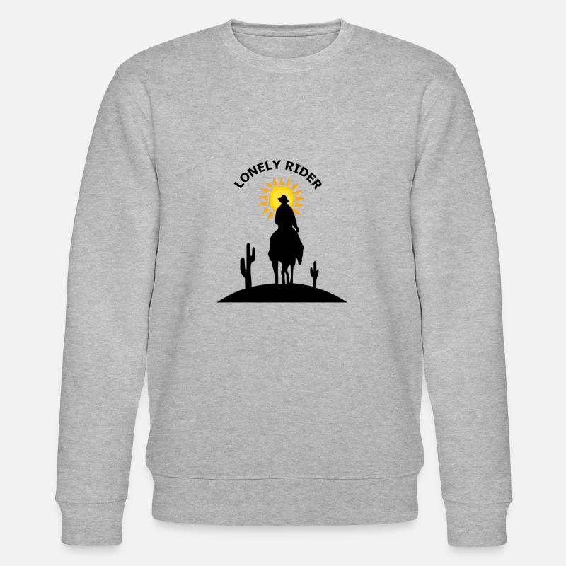 cavalier solitaire - Sweat bio CHANGER Stanley/Stella Unisexe - gris chiné