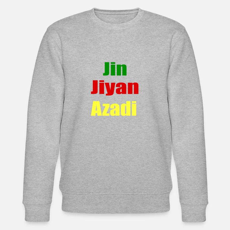 Jin Jiyan Azadi - Sweat bio CHANGER Stanley/Stella Unisexe - gris chiné