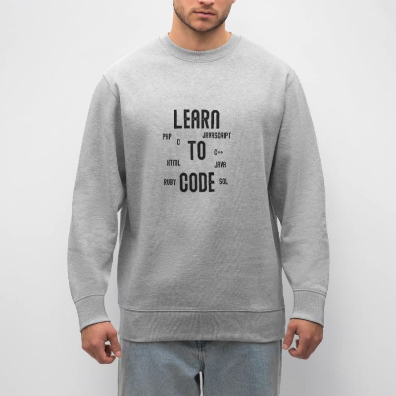 Learn To Code Programmieren Informatiker Geschenk Stanley/Stella Unisex Bio-Sweatshirt CHANGER 