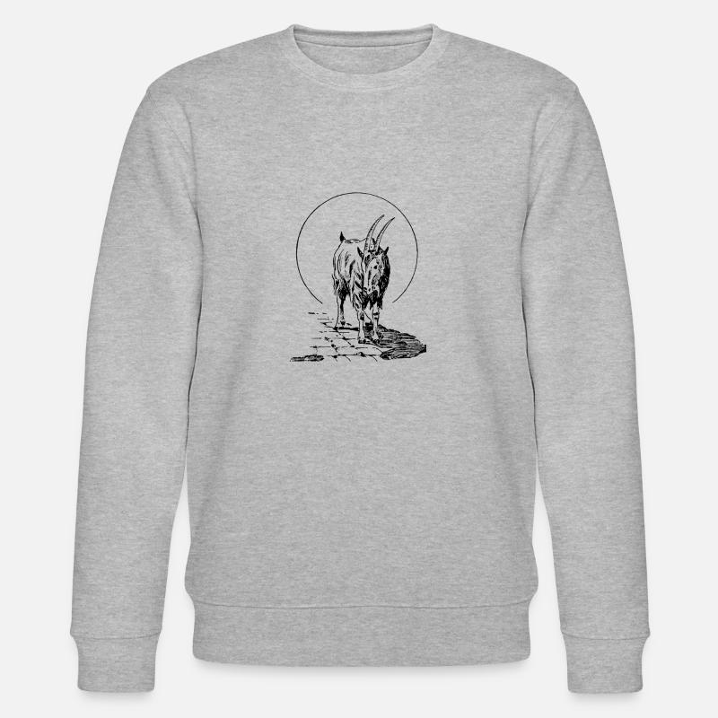 Chèvre - Sweat bio CHANGER Stanley/Stella Unisexe - gris chiné