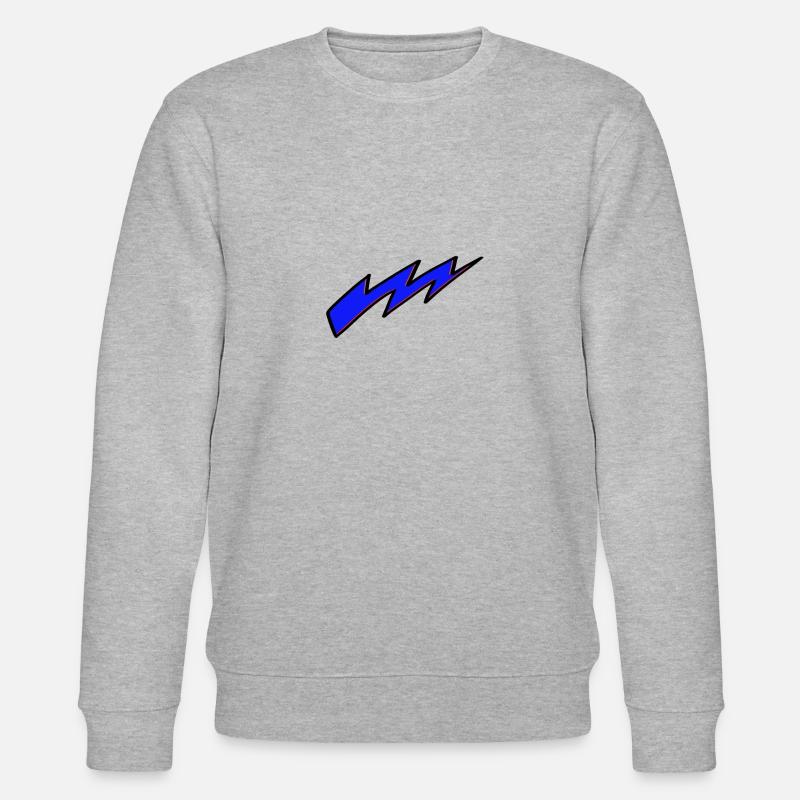 Bleu éclair - Sweat bio CHANGER Stanley/Stella Unisexe - gris chiné