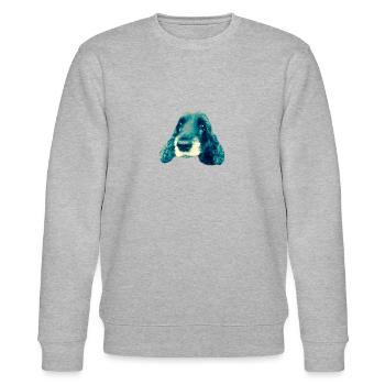 Cocker Spaniel - Sweat bio CHANGER Stanley/Stella Unisexe - gris chiné - Devant - Nik (191cm) & Marisol (170cm)