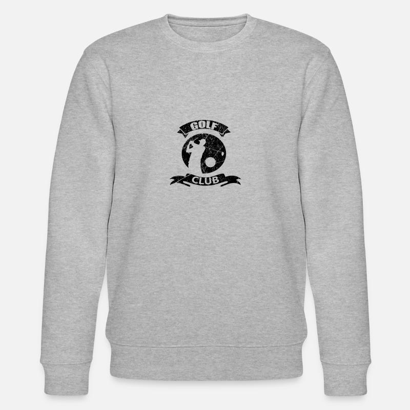 Golf - Golfen - Golfer - Stanley/Stella Unisex Bio-Sweatshirt CHANGER  - Grau meliert