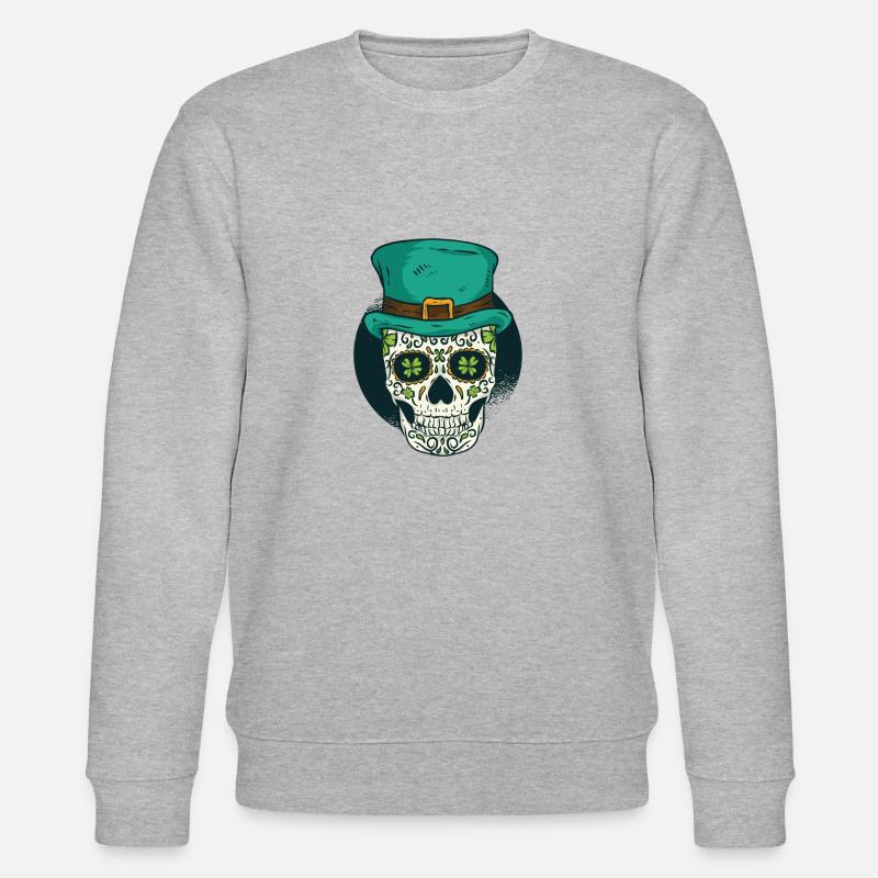 Saint Patrick - Sweat bio CHANGER Stanley/Stella Unisexe - gris chiné