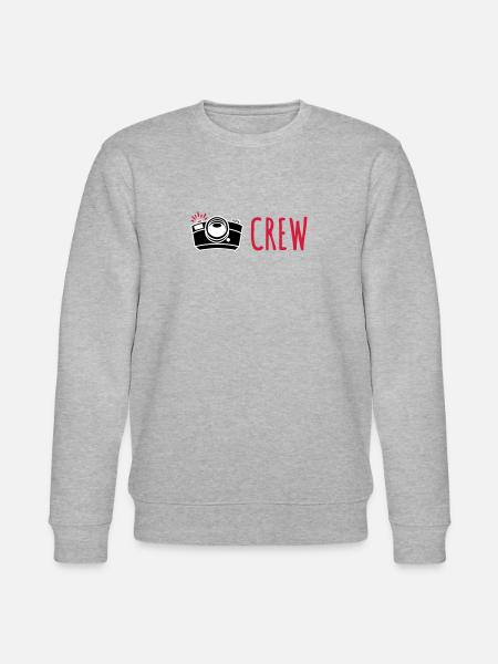 Funny photo shirt for photo shoot crew - Stanley/Stella CHANGER Unisex Organic Sweatshirt - heather grey