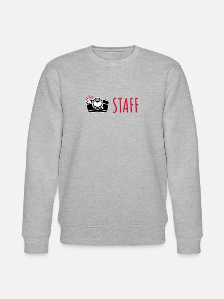 Cool design for photo shoot team - Stanley/Stella CHANGER Unisex Organic Sweatshirt - heather grey