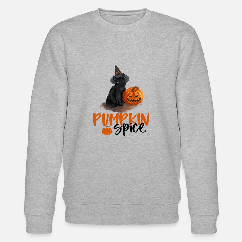 Pumpkin Spice - Stanley/Stella Unisex Bio-Sweatshirt CHANGER  - Grau meliert