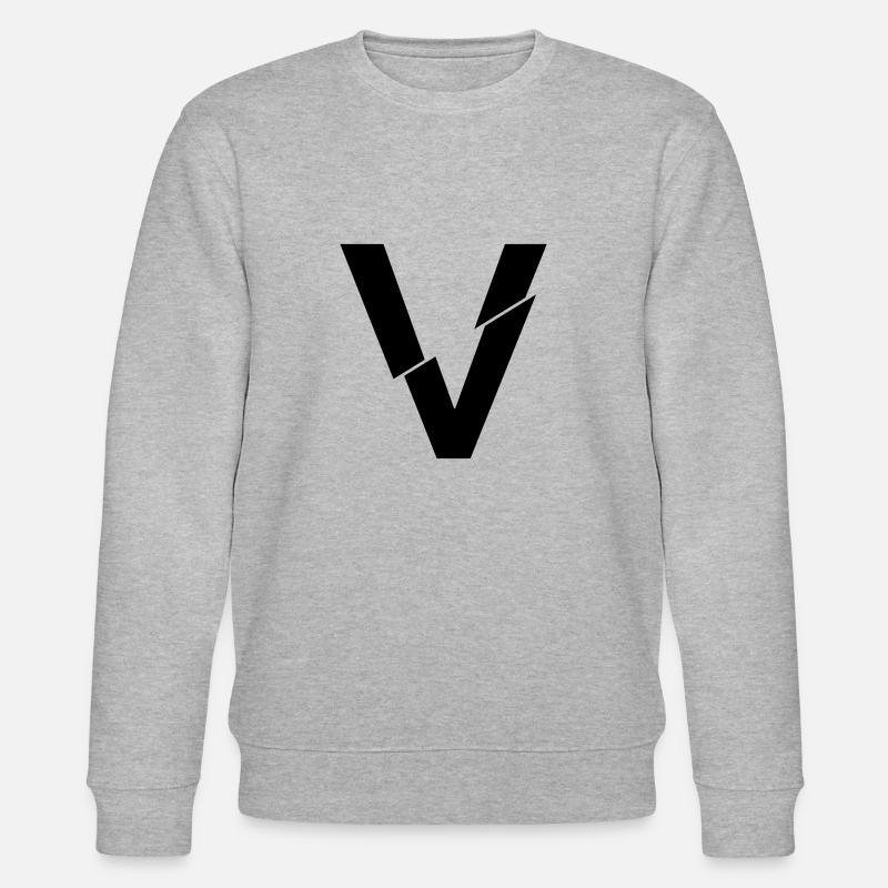 V broken - Stanley/Stella Unisex Bio-Sweatshirt CHANGER  - Grau meliert