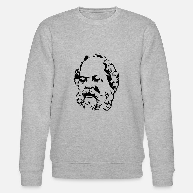 Socrate - Sweat bio CHANGER Stanley/Stella Unisexe - gris chiné