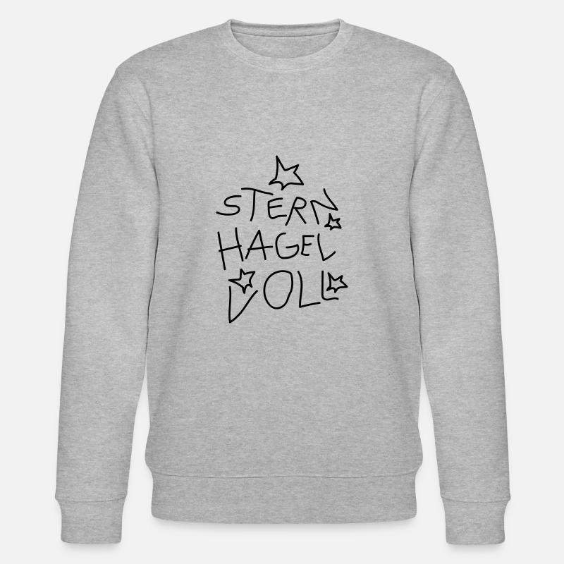 Sternhagelvoll vom Alkohol - Stanley/Stella Unisex Bio-Sweatshirt CHANGER - Grau meliert