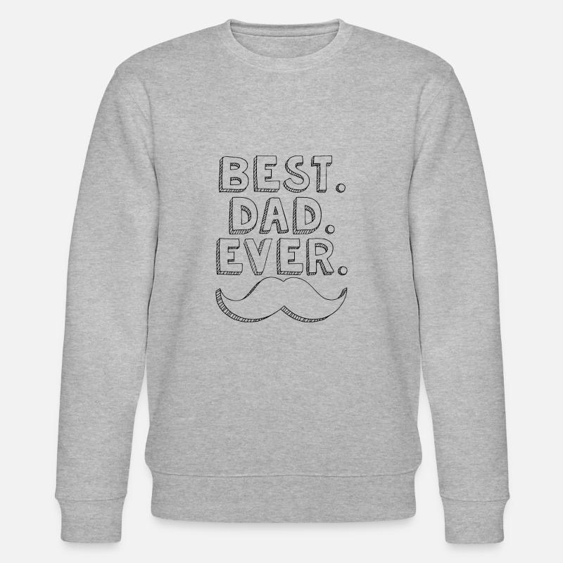 Best Dad Ever - Stanley/Stella Unisex Bio-Sweatshirt CHANGER  - Grau meliert