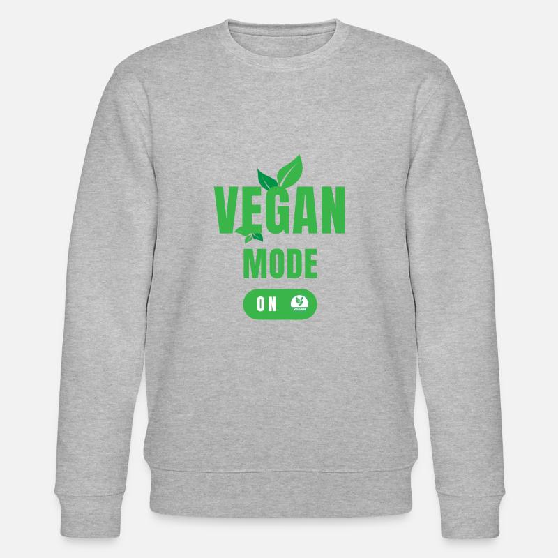 Veganer Modus Ein - Stanley/Stella Unisex Bio-Sweatshirt CHANGER  - Grau meliert