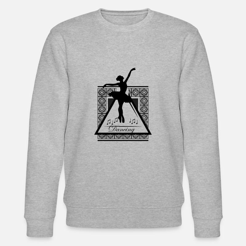 Dancing Dance Music - Stanley/Stella Unisex Bio-Sweatshirt CHANGER - Grau meliert