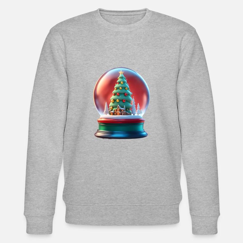 Joyeux Noël !!! - Sweat bio CHANGER Stanley/Stella Unisexe - gris chiné