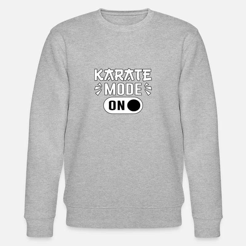 Mode karaté activé - Sweat bio CHANGER Stanley/Stella Unisexe - gris chiné