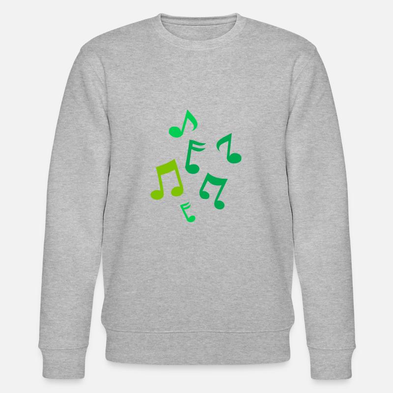 Notes de musique - Sweat bio CHANGER Stanley/Stella Unisexe - gris chiné