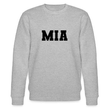 Name - Mia - Stanley/Stella Unisex Bio-Sweatshirt CHANGER  - Grau meliert - Vorne - Nik (191cm) & Marisol (170cm)