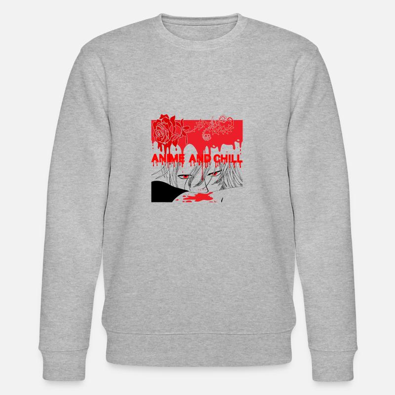 Anime - Stanley/Stella Unisex Bio-Sweatshirt CHANGER  - Grau meliert