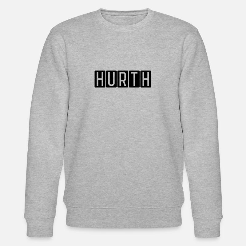 Hürth Flughafentafel - Stanley/Stella Unisex Bio-Sweatshirt CHANGER - Grau meliert